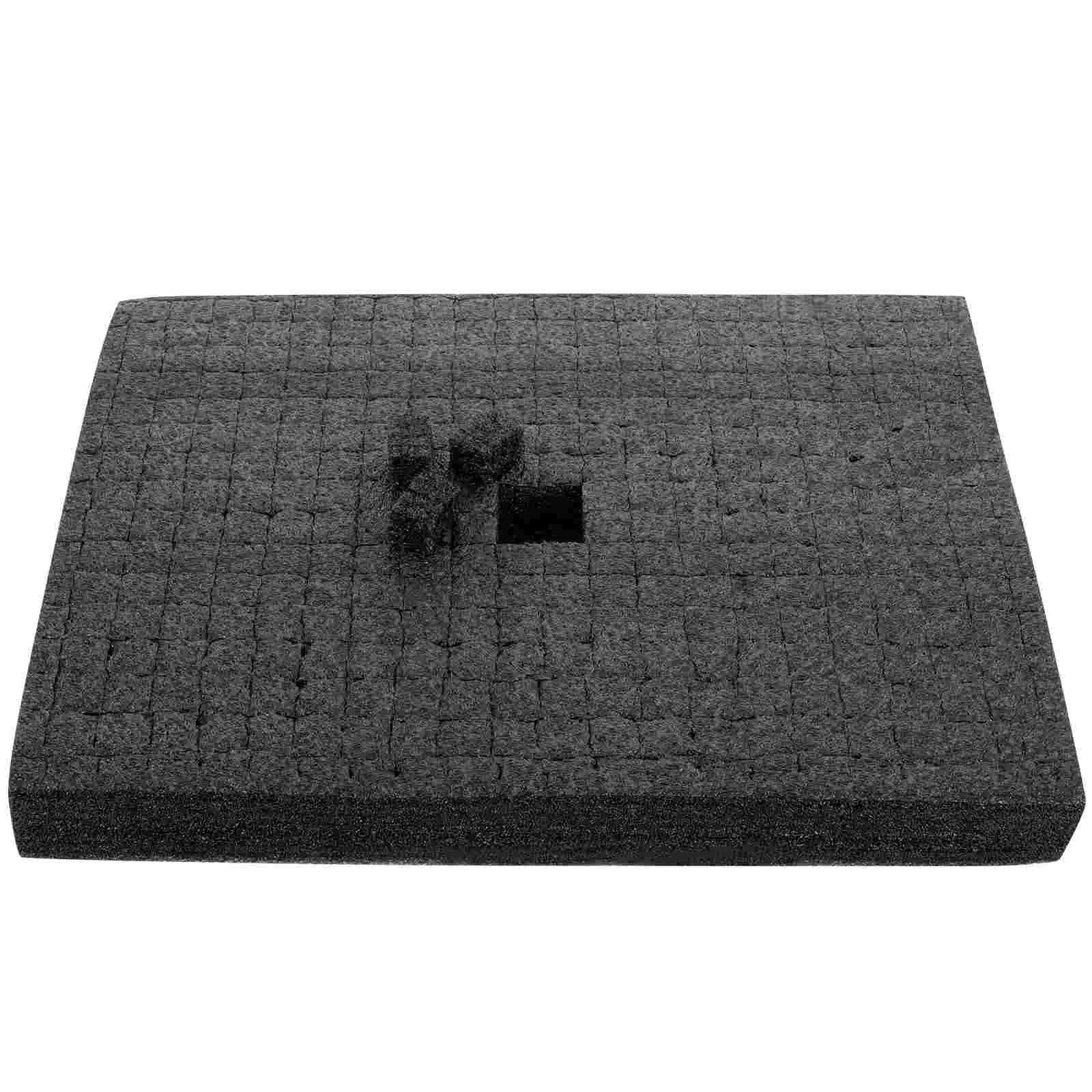 Black Shockproof Foam Packing Cubes Cube Foam Sheets Tool Box Inserts Office Binding Supplies Board Packing Cases