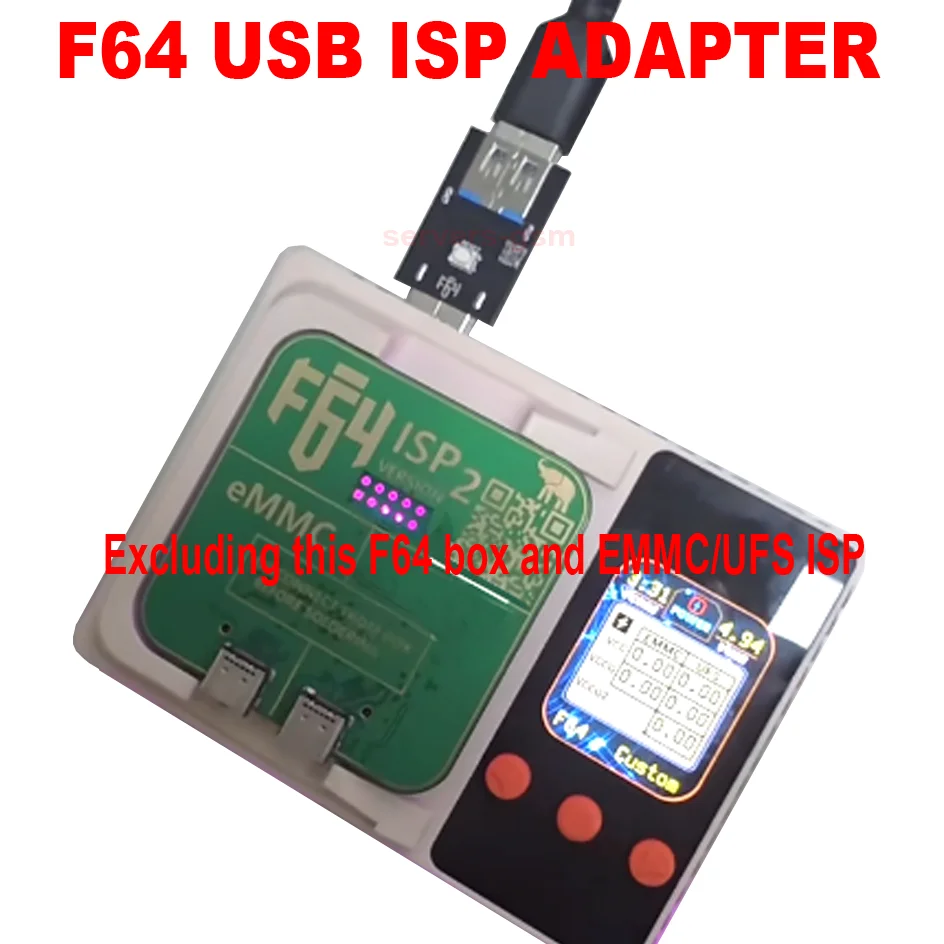 F64 USB ISP 어댑터, F64 lite Ultra Box 리셋 USB용