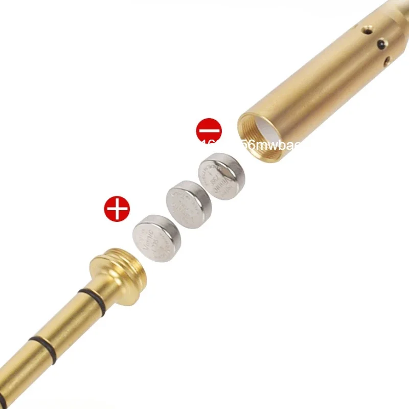Tactical Laser Bore Sight Training 9mm 22LR .177 Bullet Boresighter Caliber 12GA 20GA .223 .308 5.45x39 9x19mm Sight Snap Caps Laser Bore Sight Snap Caps