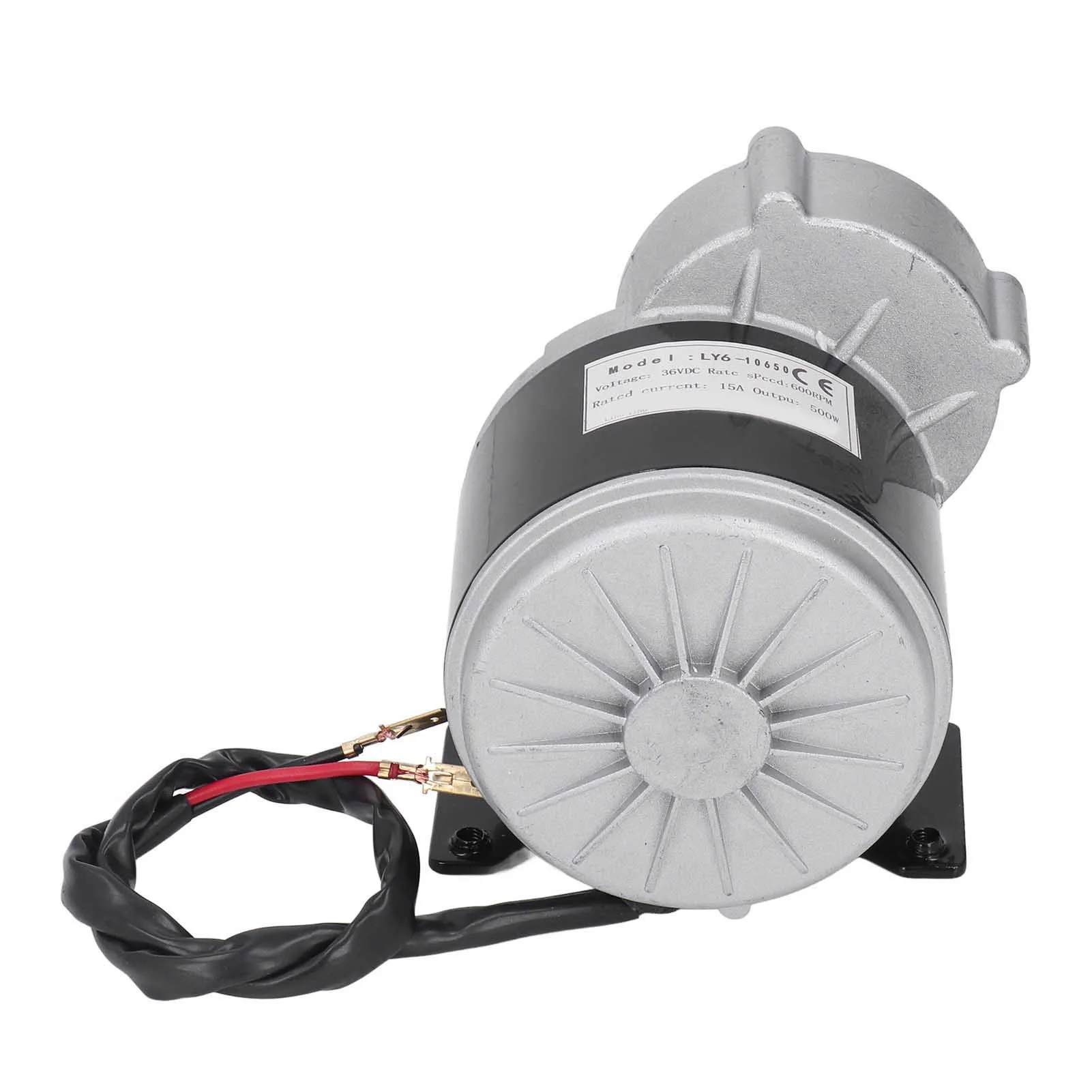 36V 500W Electric Bike Motor 13 Tooth Deceleration DC Brush Motor for Electric Scooters Agricultural Machinery