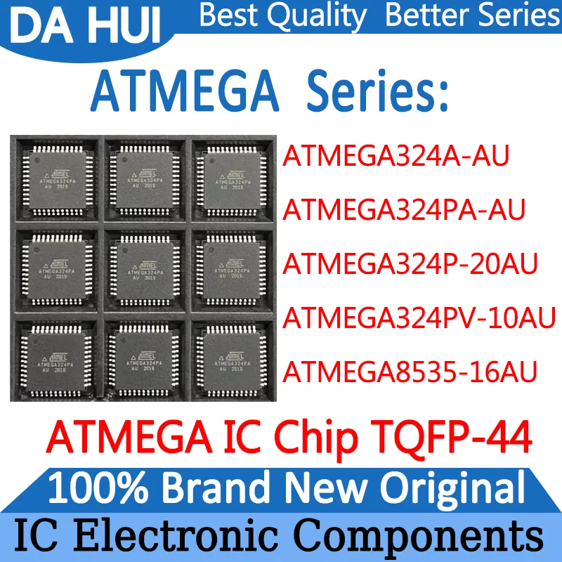 

New ATMEGA324A-AU ATMEGA324PA-AU ATMEGA324PV-10AU ATMEGA324P-20AU ATMEGA8535-16AU ATMEGA IC MCU Chip TQFP-44 in Stock