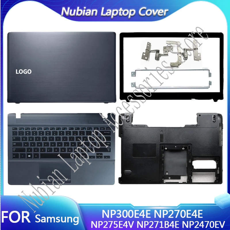 Nuovo per Samsung NP300E4E NP270E4E NP275E4V NP271B4E NP2470EV Laptop LCD Cover posteriore cornice anteriore tastiera custodia inferiore 14