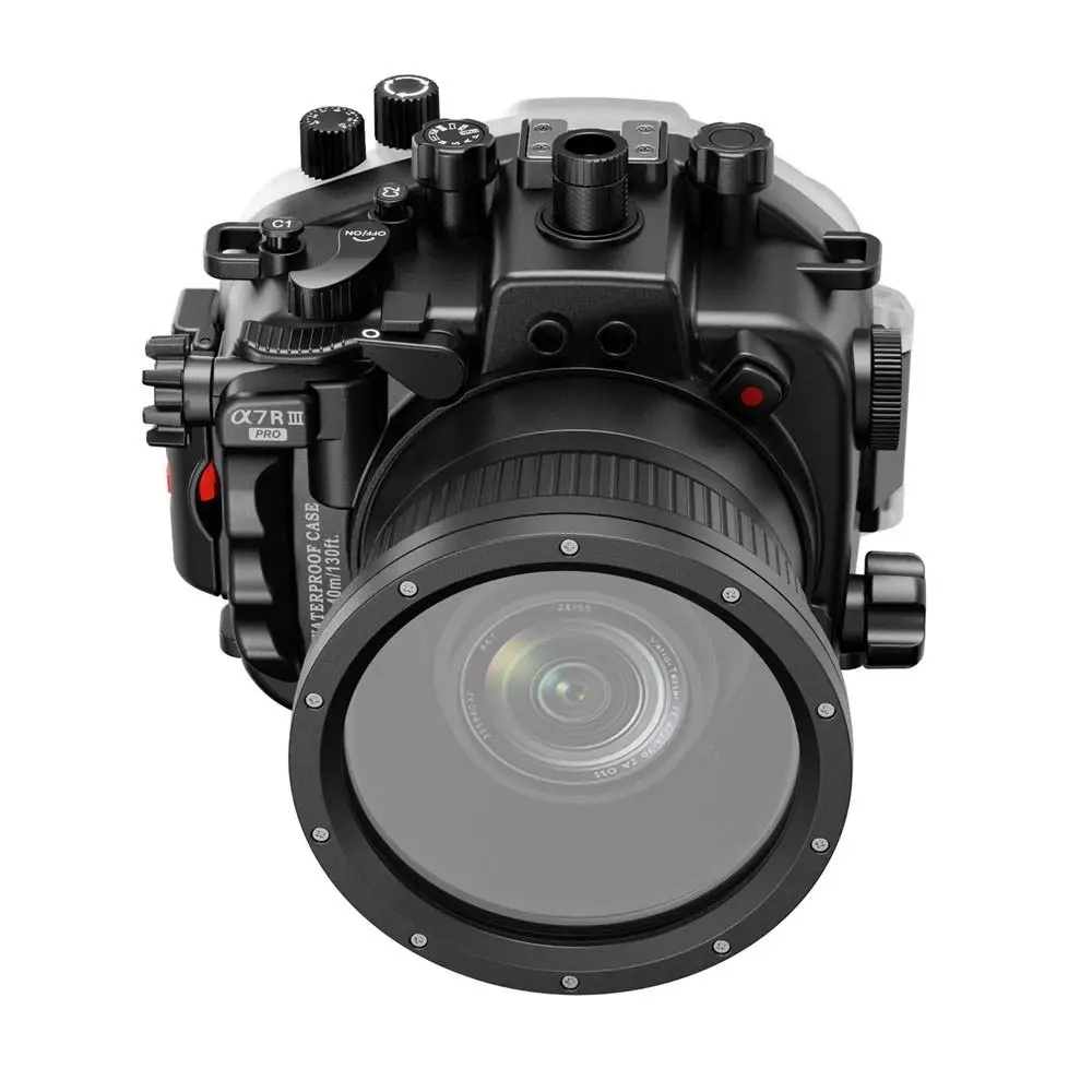 Seafrogs 40M/130FT Underwater Camera Housing Diving Case For Sony A7R III PRO Wi
