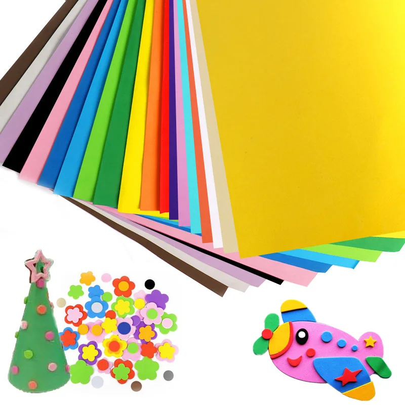 2 mm, 50 x 90 cm, bunte EVA-Schaumstoffplatten, DIY-Cosplay-Bastelschaum für Kostüme, Requisiten, Kunst- und Schulprojekte, weich und langlebig – Detail 6