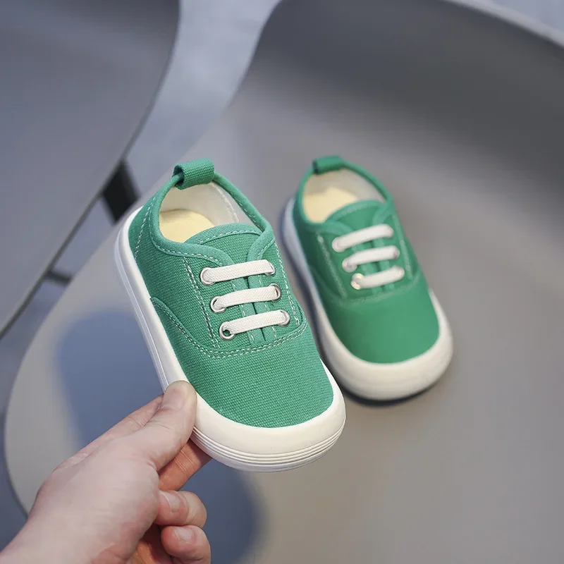 Kids Casual Canvas Shoes for Baby Boys Girls Outdoor Sneakers Comfortable Non Slip Soft Soled Infant Toddler Shoes Size 19-28