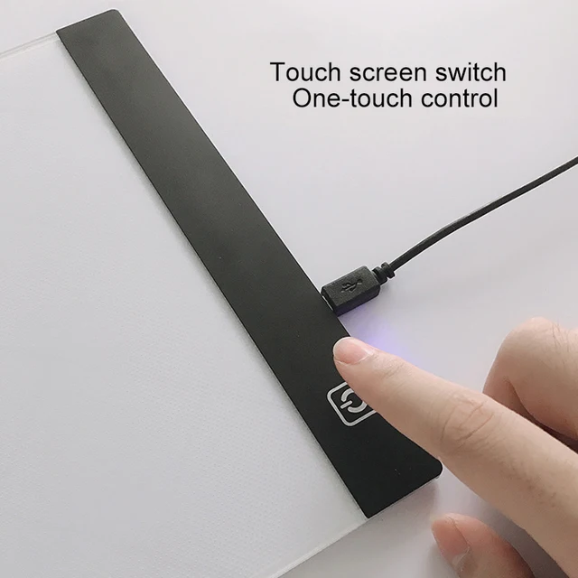 LED photocopying table drawing board children's light-transmitting copying table brightness adjustable night light notepad toy 6