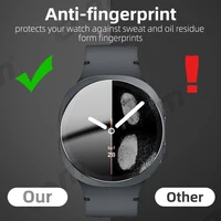 Verre trempé 9H pour Samsung Galaxy Watch 8 Classic 40mm 44mm 46mm Ultra (2025) 47mm, Film de protection d'écran en verre Ultra-HD 4