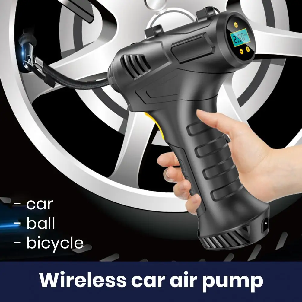 

100W Car Air Pump WirelessElectric Car Tire Inflatable Pump Portable Air Compressor for Tires Digital Auto Tire Inflator