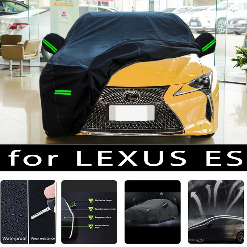 

For LEXUS ES Outdoor Protection Full Car Covers Snow Cover Sunshade Waterproof Dustproof Exterior Car accessories