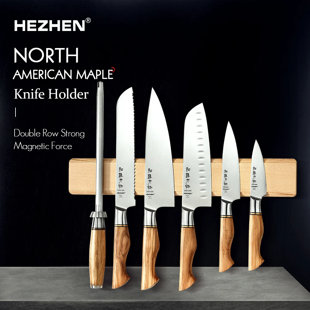 Messermeister Acacia Magnetic Knife Block