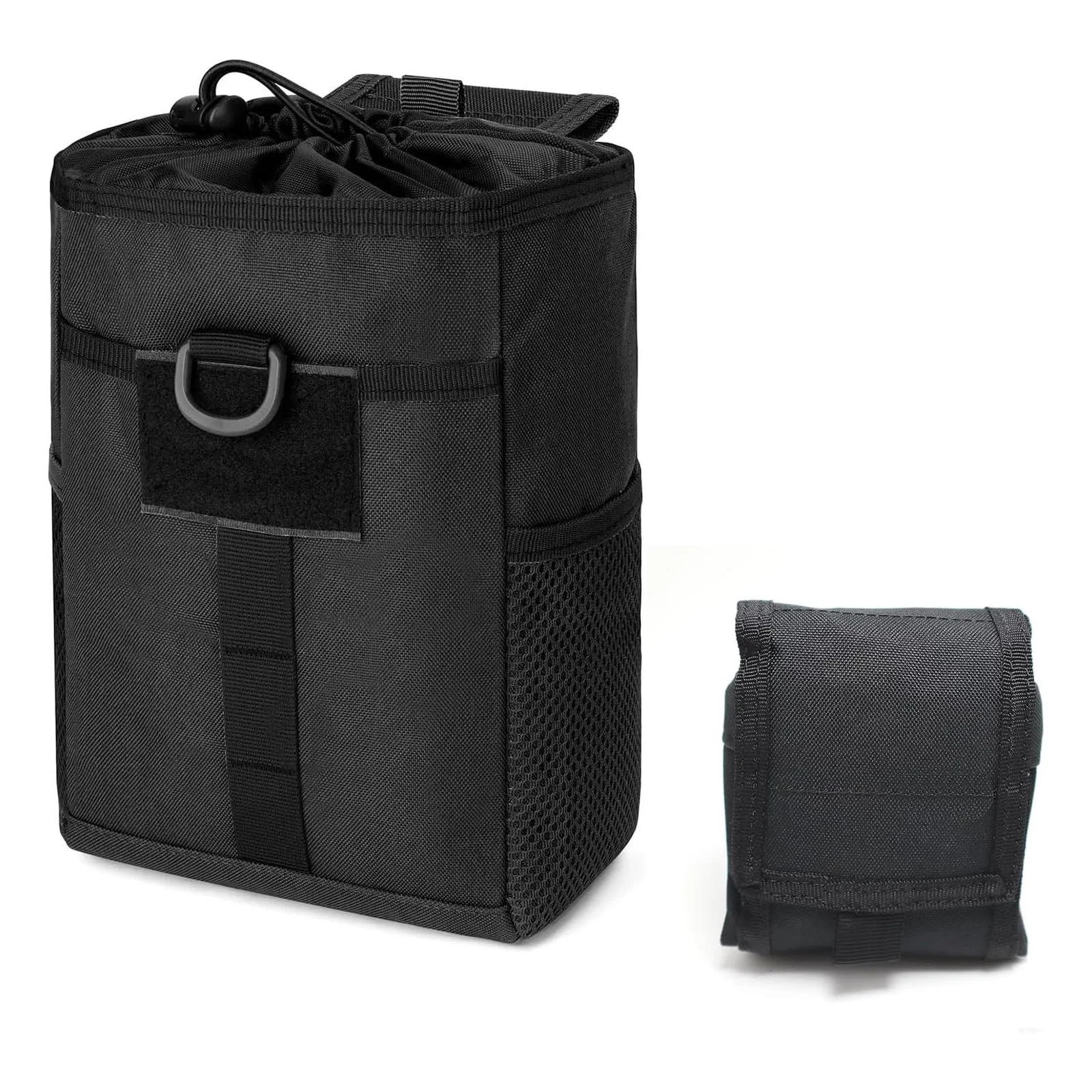 Tactical Molle Dump Pouch Roll-Up Drawstring Magazine Utility Pouch Folding Dump Bag Military Belt Ammo pouch
