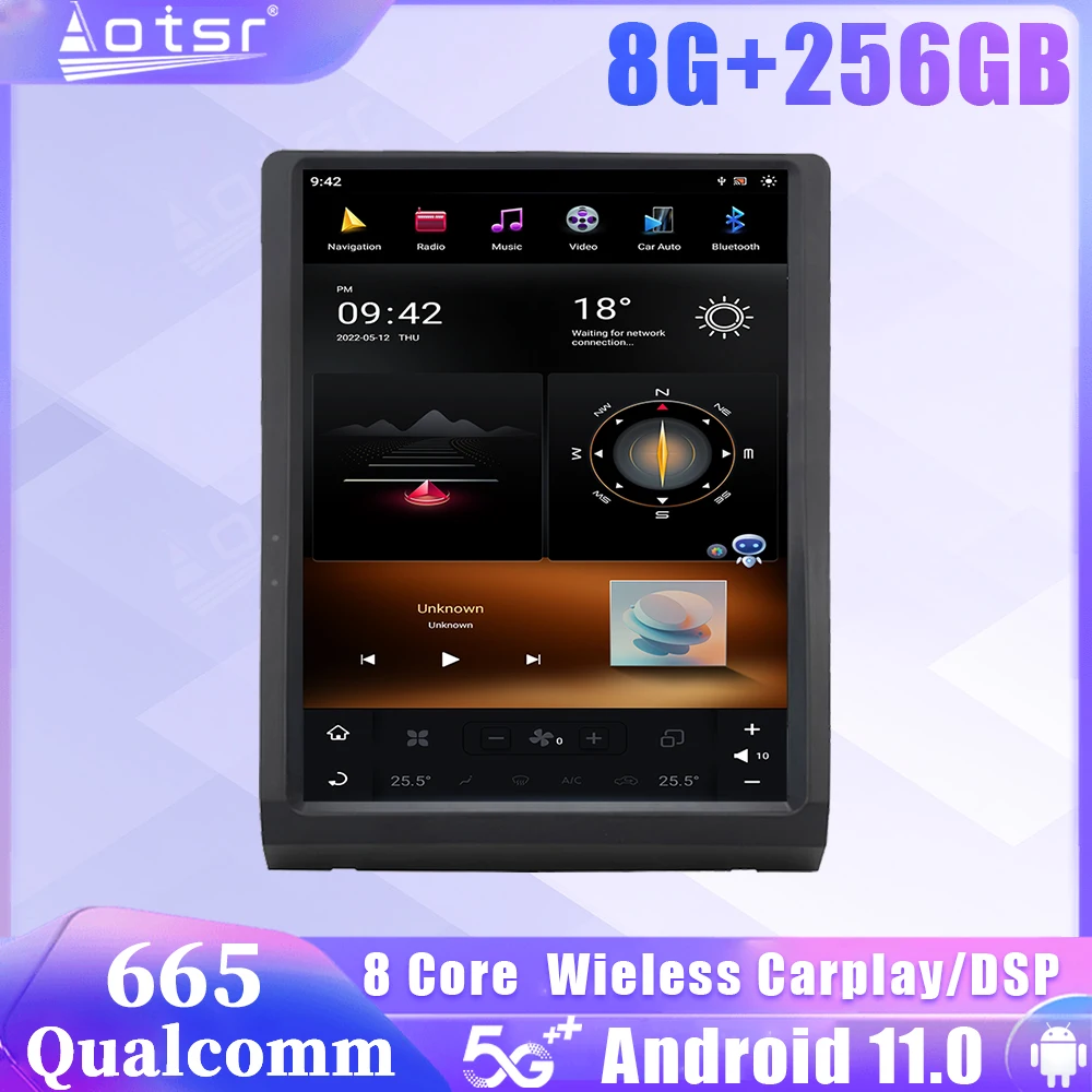 

Android 11 Car Radio Auto Tesla Screen For Toyota Land Cruiser LC76 LC70 LC75 Carplay Central Multimedia Player Stereo Head Unit