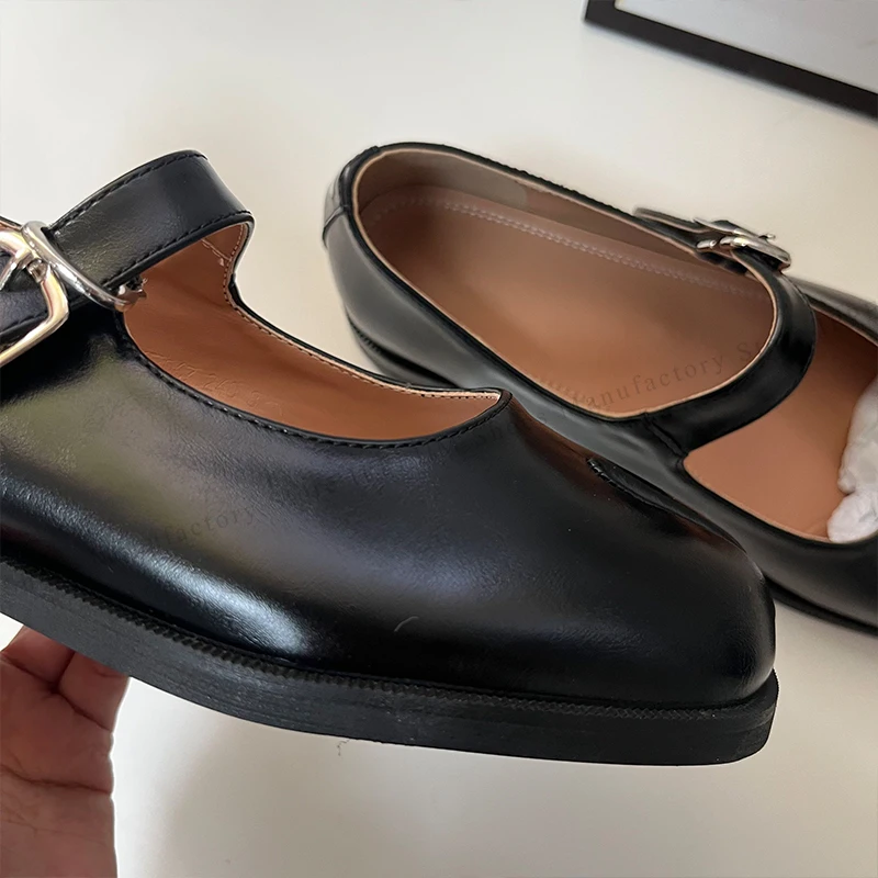 IPPEUM Mary Janes Tabis Split Toe Tabi Footwear Shoes Black Plus Size 35-44
