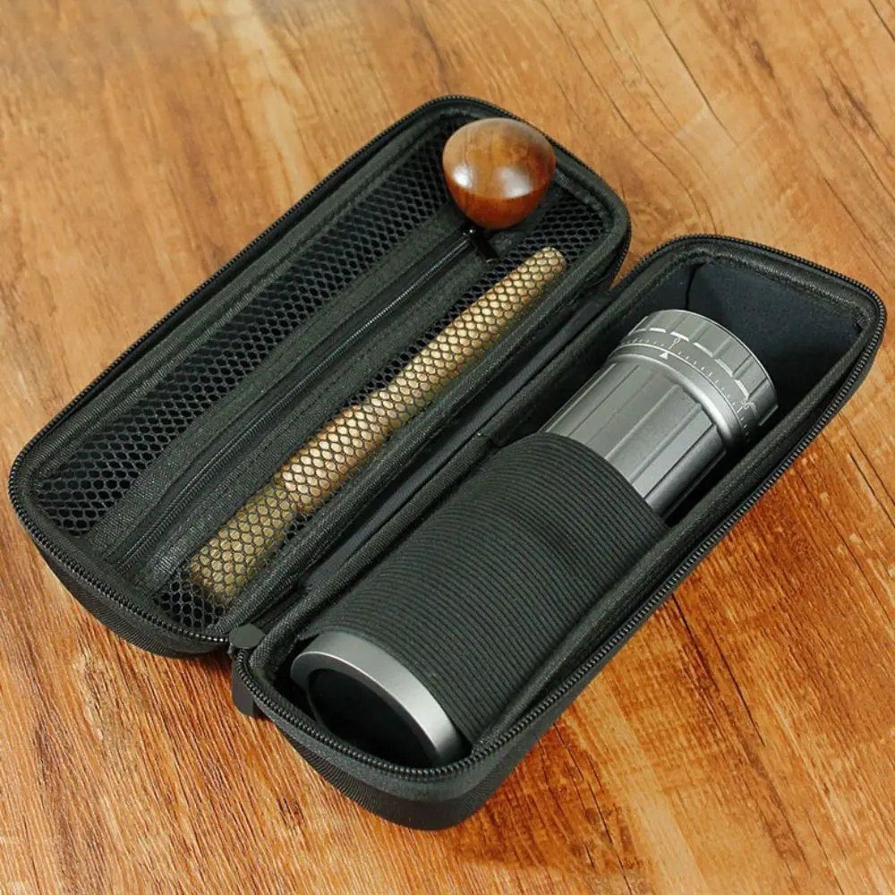 Waterproof Coffee Grinder Storage Bag Mesh/Elastic Bag Portable Espresso Machine Protective Sleeve Top Handle Wear Resistant