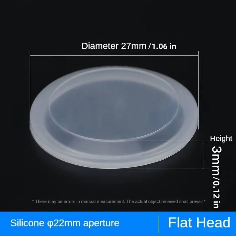Waterproof Silicone Protective Cover with Metal Button and Transparent Cap