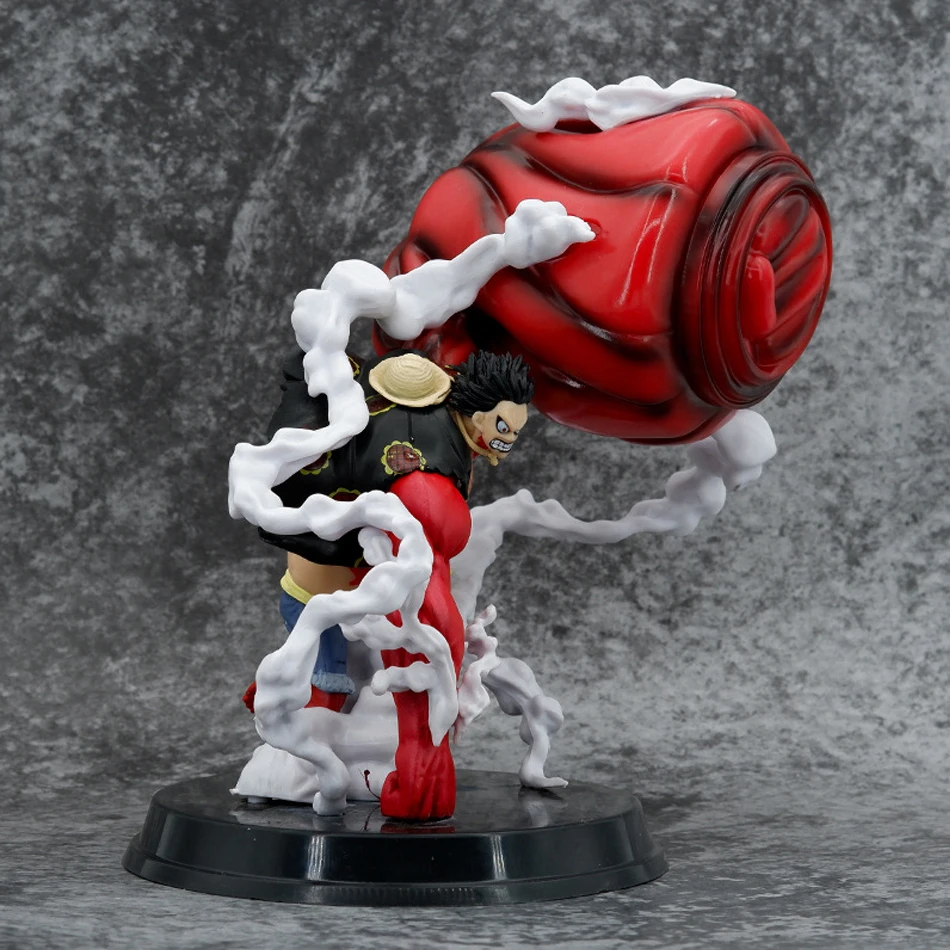 【特大サイズ】ONE PIECE ルフィ Gear4th フィギュア 25cm 25CM Anime One Piece Luffy Gear 4 Figurine PVC Action Figure