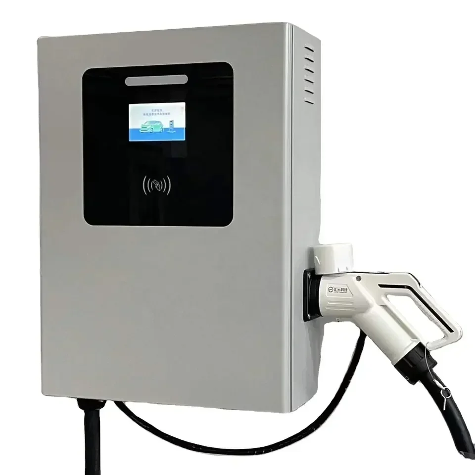 Caricabatteria Da Parete Dc Ccs2 Ev 20Kw 30Kw 40Kw Stazione Di Ricarica Portatile 380V Dc Wallbox Home Ricarica Elettrica Veloce Per Auto Con Cavo