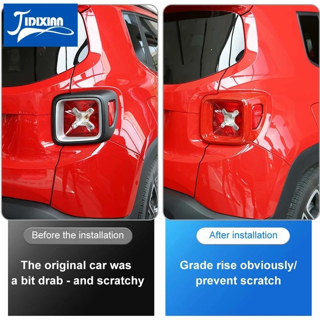 Jidixian Auto Rücklicht Lampe Schutz Dekoration Abdeckung für Jeep