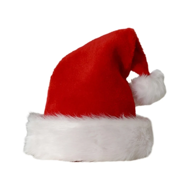 Y1UB Festive Christmas Headwear Thicken Plush for New Year Christmas Party