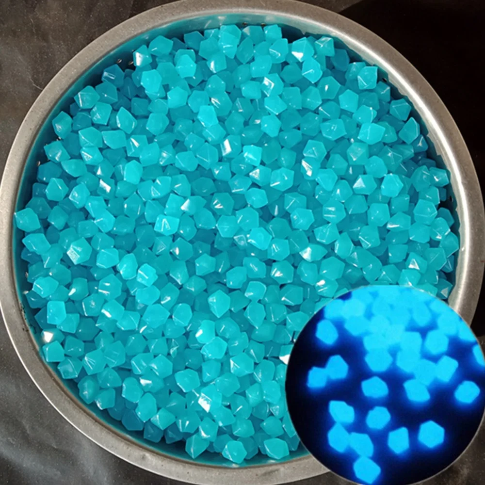 Description Picture 2 of item500PCS/Pack Garden Decor Luminous Stones Glow In Dark Decorative Pebbles Outdoor Fish Tank Decoration Pebble Rocks Aquar