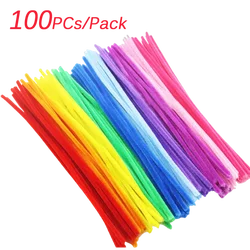 Colorful Chenille Rods for Creative DIY Crafts - Plush Twist Sticks for Handmade Projects (Colorful B)