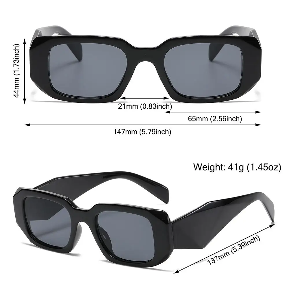 Rectangle Sunglasses for Women Men Y2k Sunglasses 5