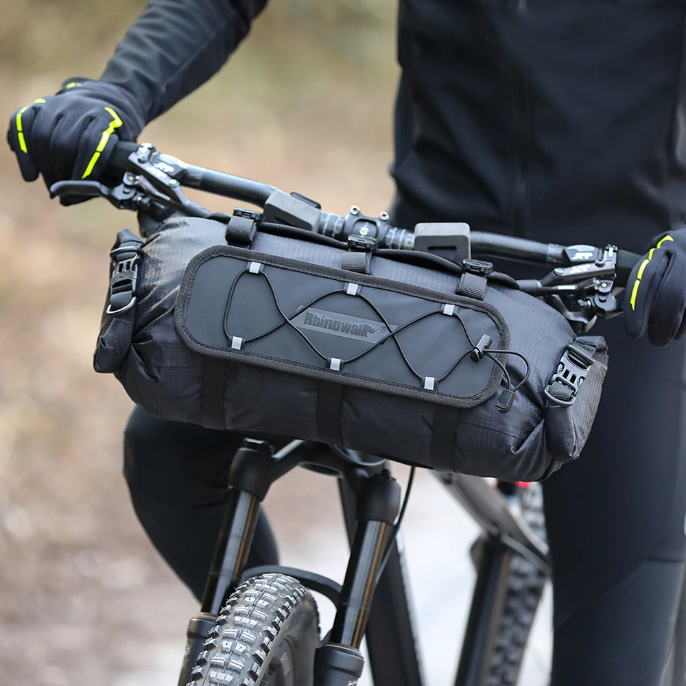 

Bicycle Handlebar Bag 12L Waterproof Bike FrontTube Bag Cycle Bag Light Weight Bicycle Storage Bag Bike Front Hung Bag