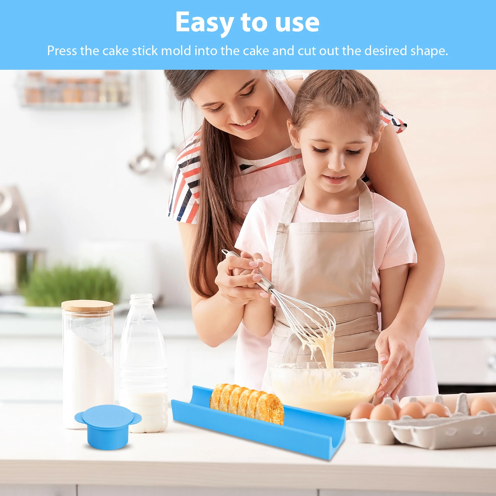 Circle Cake Pop Cutter and Pusher 3D Printed Circle Maker Cutter Molds Kit for Home Baking Birthday Parties Wedding Desserts