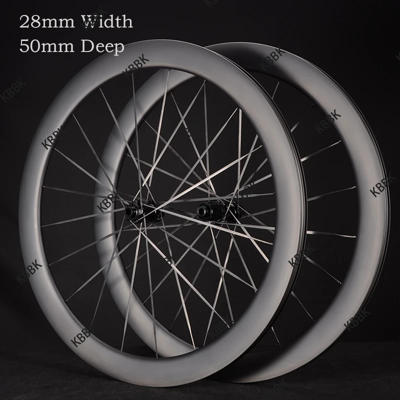Carbon Spokes Wheelset Carbon Wheels 700C Road Bicycle Rims Ratchet System 36T Hub Spokes 1060g