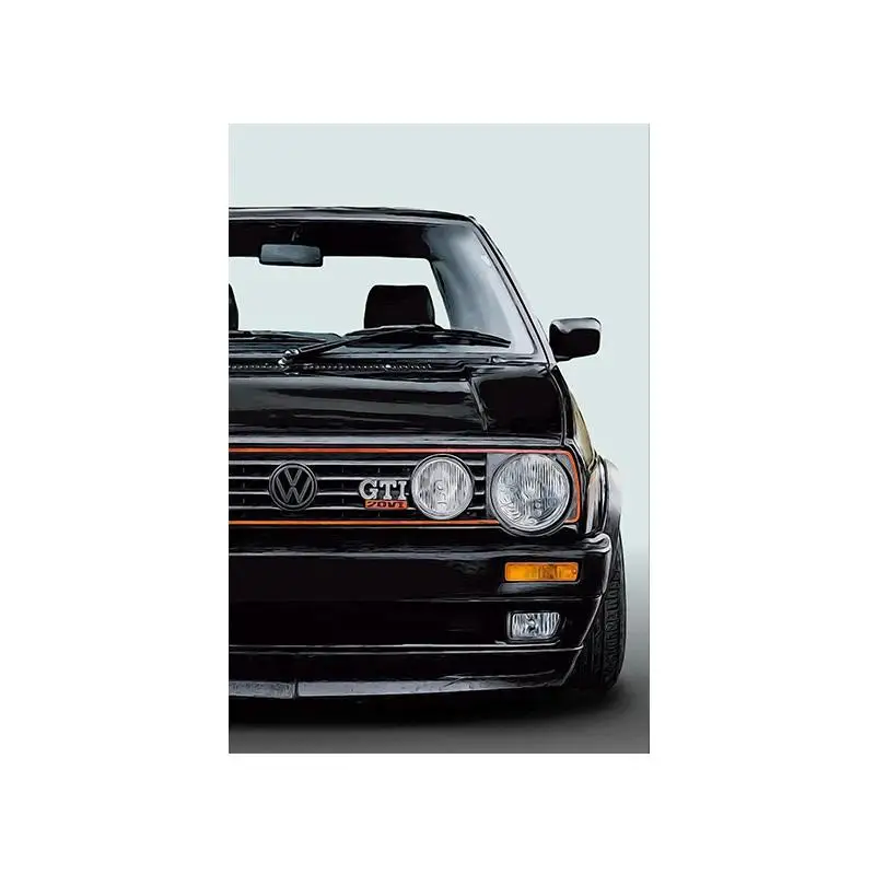 Lüks spor araba GTI tuval sanat Retro yarış Graffiti baskı Modern soyut Supercar Poster için ev duvar dekoru