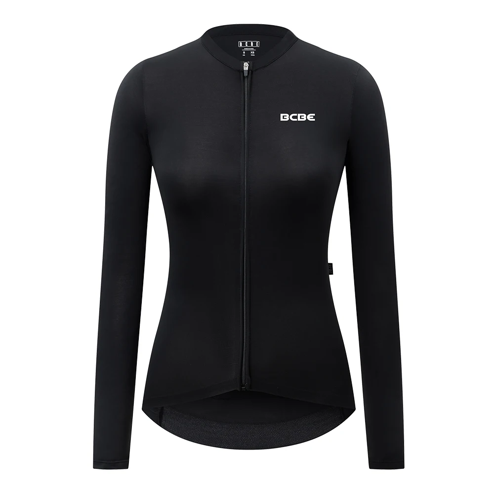 Cycling Shirt BCBE Women Long Sleeve Jersey Pro Aero Slim Fit MTB Road Cycling Jersey Breathable Quick Dry Sun Protection Riding Bike Clothing