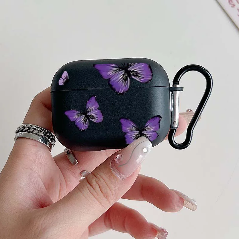 Colorful Butterfly Printed AirPods Case Cover