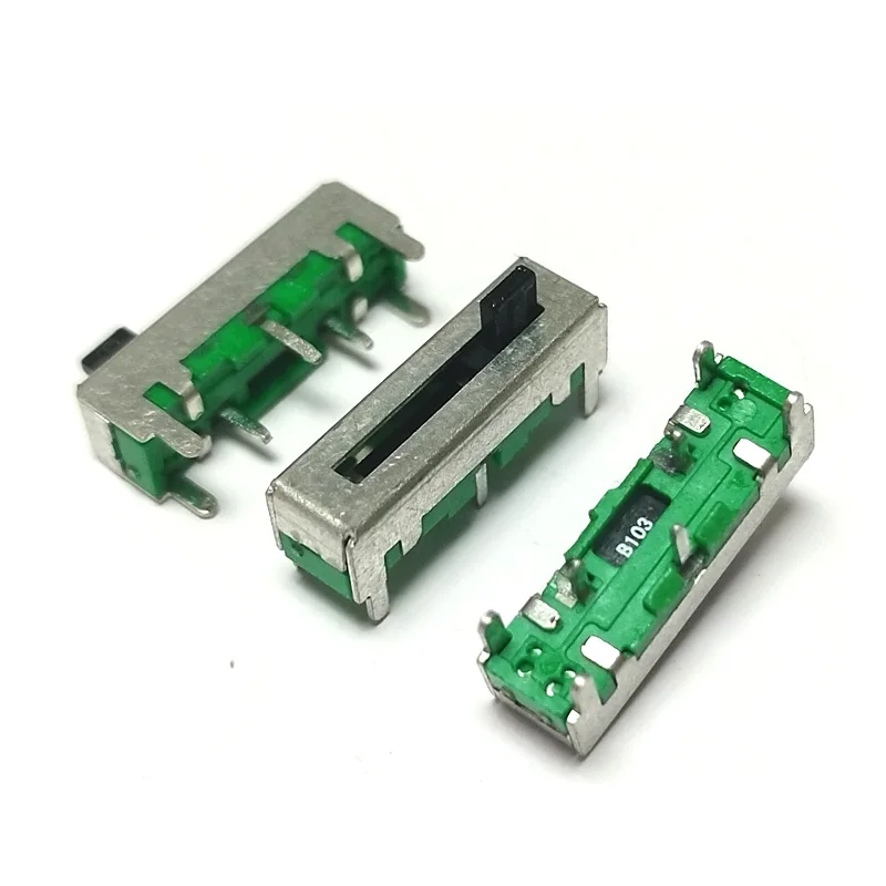 5PC 2.5H FS18 small straight sliding potentiometer B10K single sliding potentiometer dimming volume electronic instrument switch