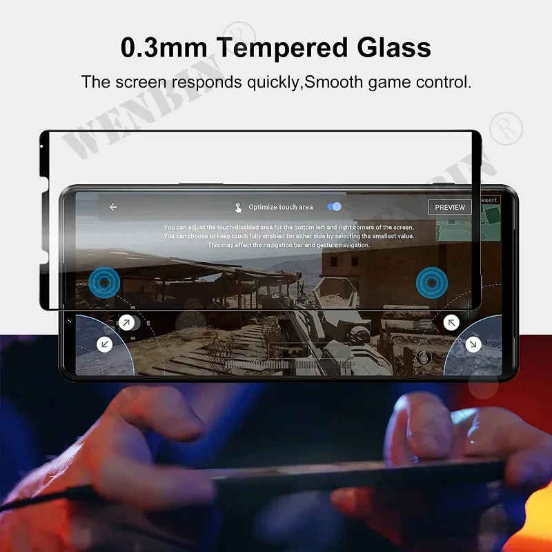 3-Pack Tempered Glass Full Cover Screen Protector
