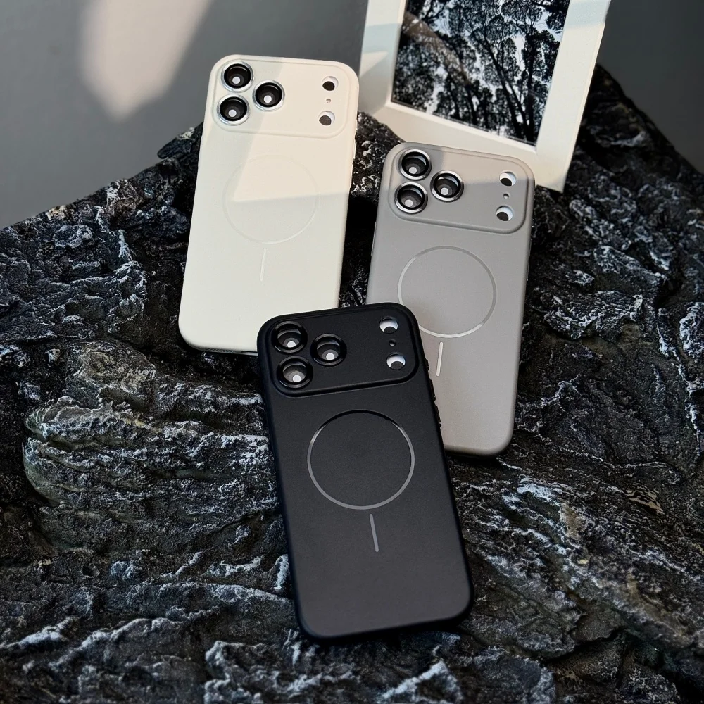 Luxury Magnetic Silicone Case For Iphone Pro Max Plus - Fluorescent_voghion.com