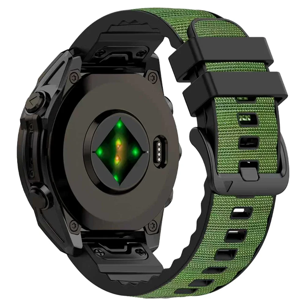 QuickFit Nylon-Silicone Sports Strap, 26/22mm