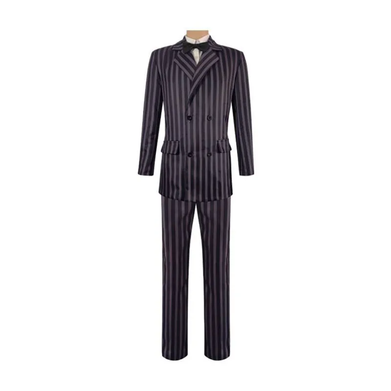 The Addams Family Gomez Addams Costume Cosplay Abiti Halloween Carnival Suit