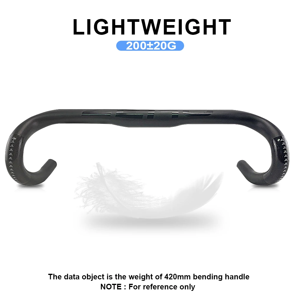 RXL SL Full Carbon Fiber Handlebar 380/400/420/440mm Bent Bar Black Matte/Glossy Finish Road Bike Carbon Handlebar Bicycle Parts