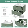 24 Inch Wall Mounted Bathroom Vanity with 2 Drawers - Ideal for Small Bathrooms，Single Sink Bathroom Vanity，Lava Manos De Baño 5