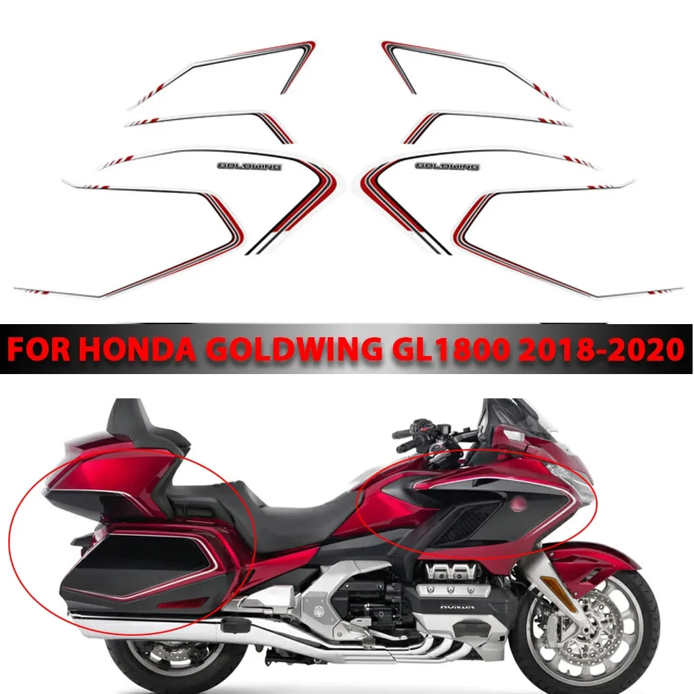 

For HONDA Goldwing Accessories GL 1800 F6B Motorcycle Touring Graphic Sticker Decal Kit Case 2018-2020 GL1800 Decal Stickers