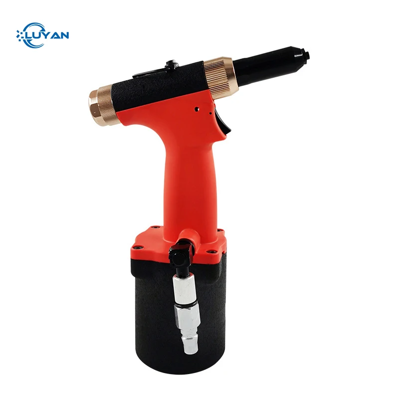 

Air Hydraulic Riveter Professional Power Pop Pneumatic Riveting Gun Light Weight Rivet Tool with Nose Pieces