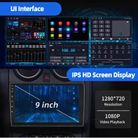 Autoradio ESSGOO 4+64G avec CarPlay sans fil et Android Auto, écran tactile IPS de 9" Double 2 DIN, GPS, navigation SAT, FM, DAB+, Wi-Fi, USB, SWC, lecteur multimédia. 3