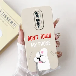 Cute Cartoon Soft Silicone Lens Protective Phone Case for OPPO Reno2 (TYbai1926)
