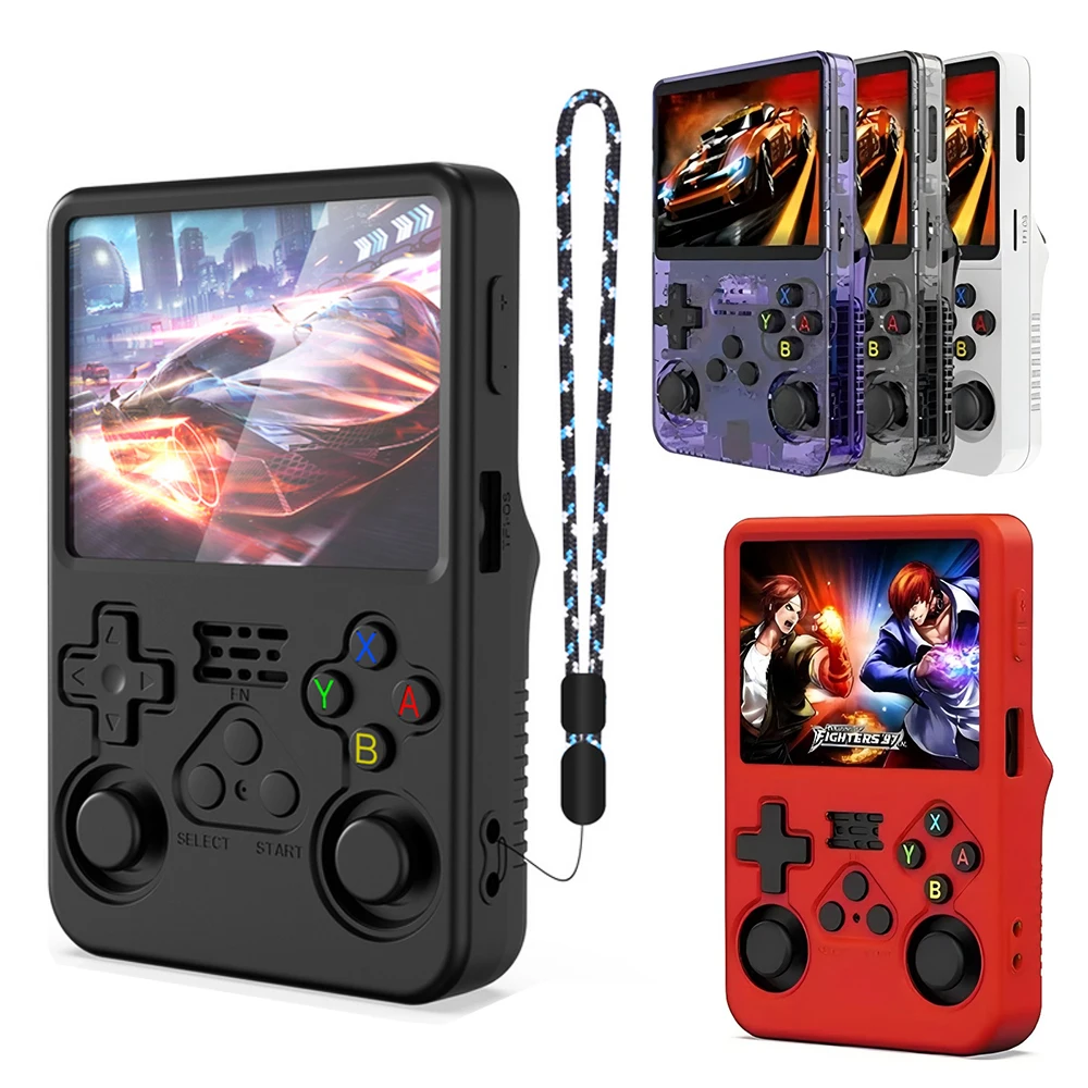 Protective Case For R36S Silicone Case Soft 360&deg; Drop Protection Handheld Game Console Accessories
