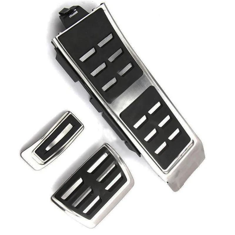 Car Accessories Car Pedals Pedal Cover Stainless Steel Pedal Cover Racing Pedals DSG Sport Pedals FIT For Audi A4 B8 A6 A7 A8 S4 RS4 A5 S5 RS5 8T Q5 SQ5 8R Fuel Brake Footrest