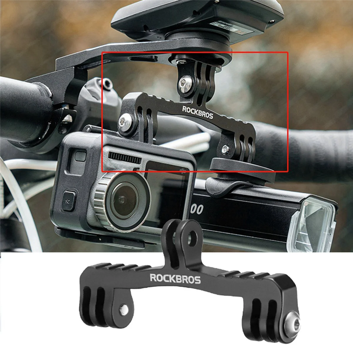 BAAU 2X Bicycle Speedometer Extension Bracket GPS Bike Mount Mount Computer Bike Accessories