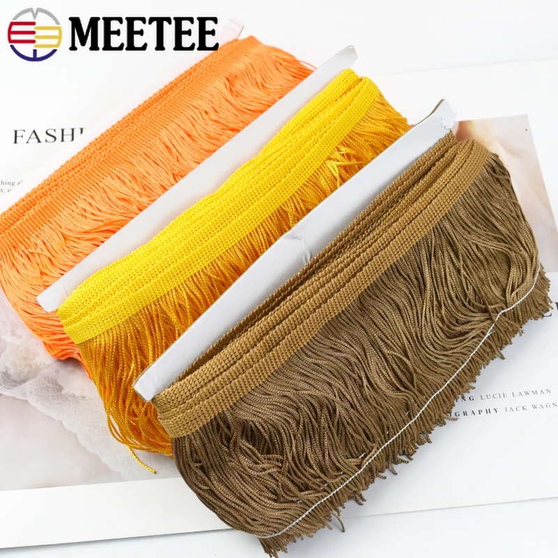 5야드 미티 10-30cm 바느질용 프린지 태슬 의류 커튼 장식 트리밍 스티칭 라틴 드레스 레이스 태슬 액세서리