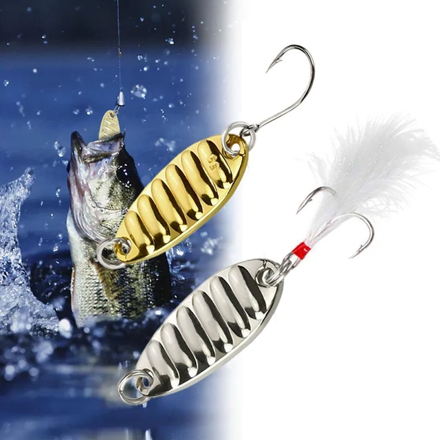 Metal Spoon Sequin Fishing Lures 1.5g/3g/5g/7g/10g/15g/20g Long Casting Vib  Artificial Crankbaits Fishing Baits for Trout Perch - AliExpress
