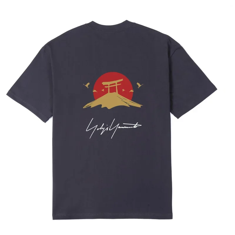 

Футболка Yohji Yamamoto женская с круглым вырезом и коротким рукавом