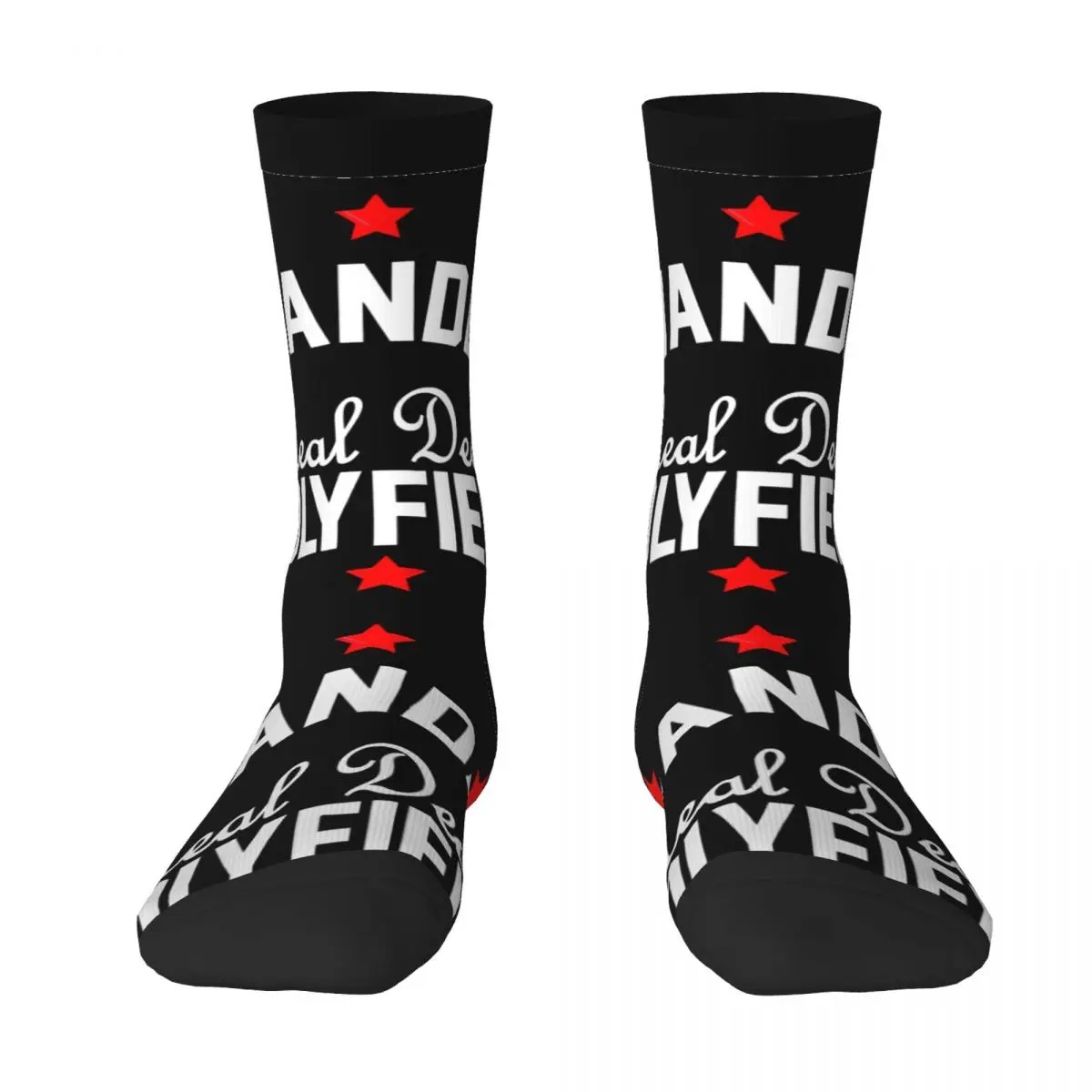 

USA America Evanderss And Holyfields US Color contrast socks Infantry pack Elastic Stockings Humor Graphic Creative Adult Socks